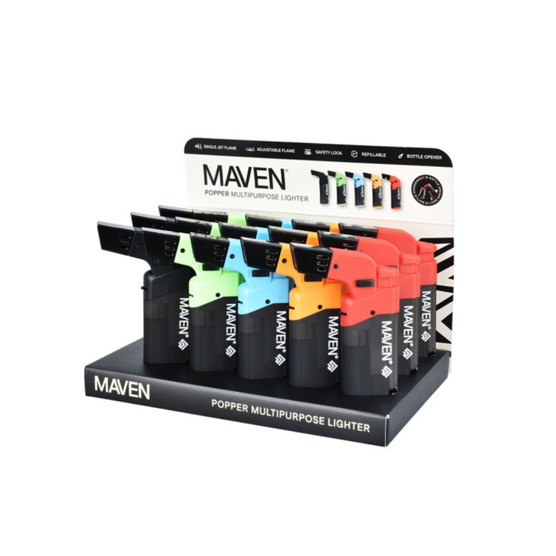 Maven Popper Pocket Lighter  - 15ct