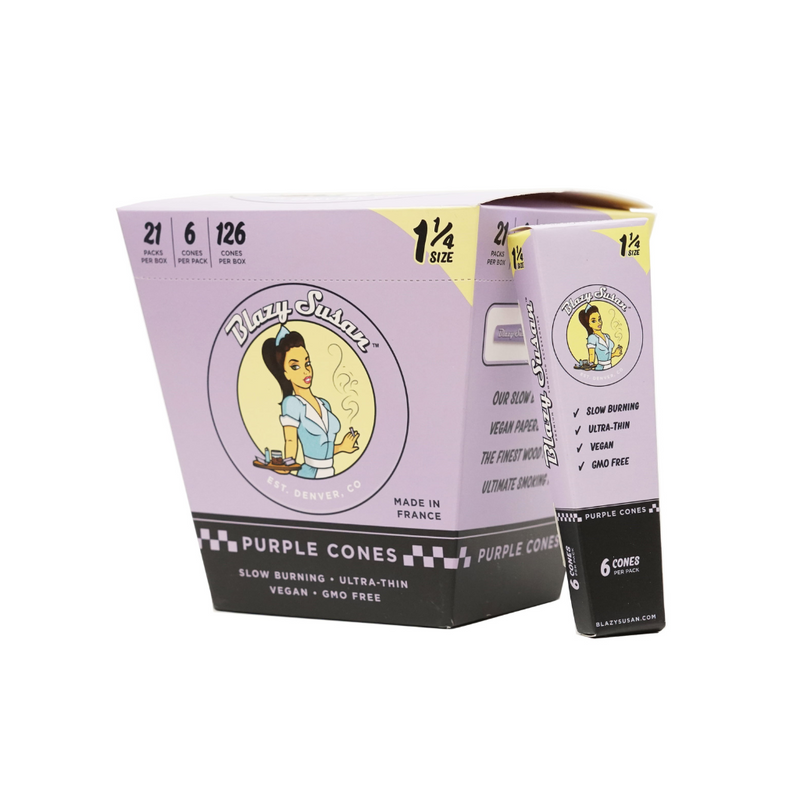 Blazy Susan 1¼ Cones - Assorted Colors - 21ct