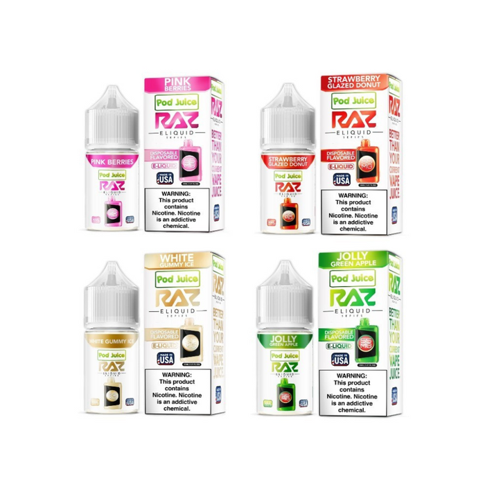 Pod Juice x RAZ Salts - Assorted Flavors - 30mL