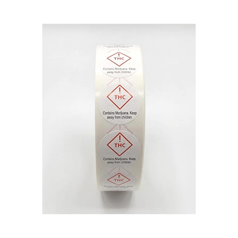 THC Sticker Labels – Assorted Options - 1000ct