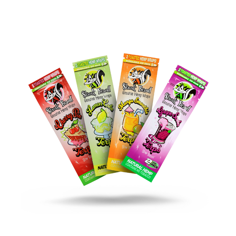 Skunk Brand Hemp Wraps - Assorted Flavors - 25ct