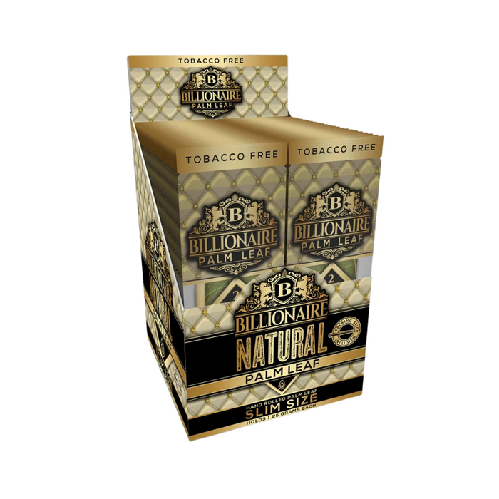 Billionaire Palm Slim Leaf Wraps - Assorted Flavors - 2/24ct