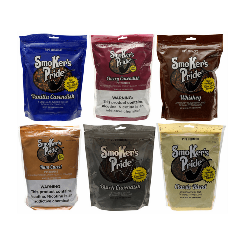Smoker's Pride - 12oz RYO Pipe Tobacco - Assorted Flavors