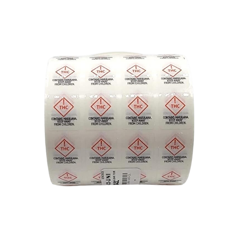 THC Sticker Labels – Assorted Options - 1000ct