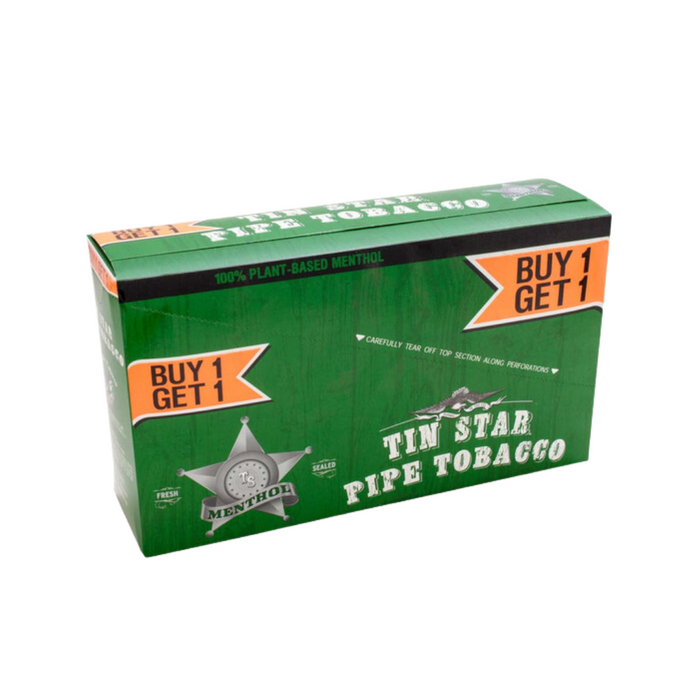 Tin Star Buy 1 Get 1 - .7oz RYO Pipe Tobacco - Assorted Flavors - 6ct