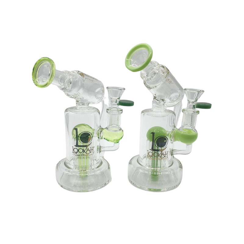 Lookah 6″ Tree Perc Water Pipe – Assorted Colors