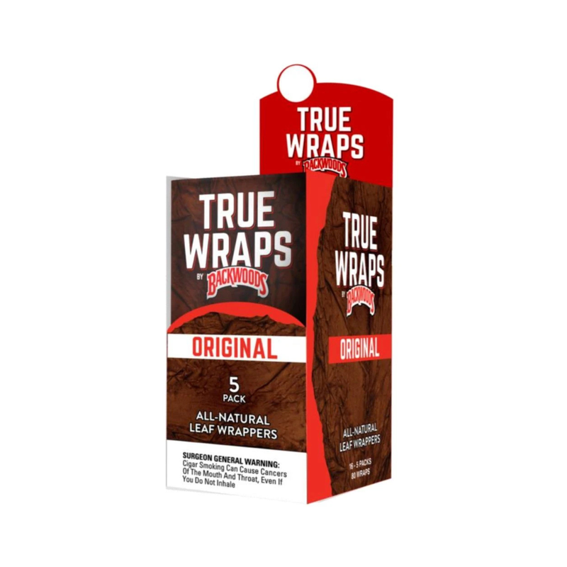 Backwoods True Wraps – Assorted Flavors - 16ct