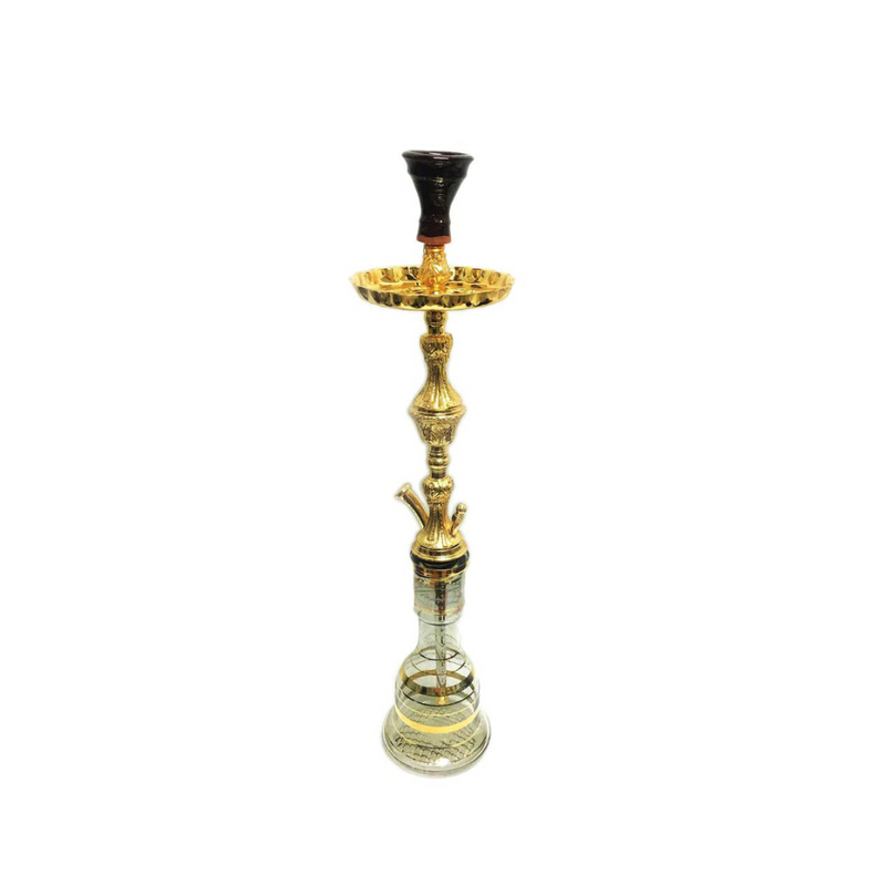 Khalil Maamoon 6137 Turkey Gold 28″ Hookah – Assorted Colors