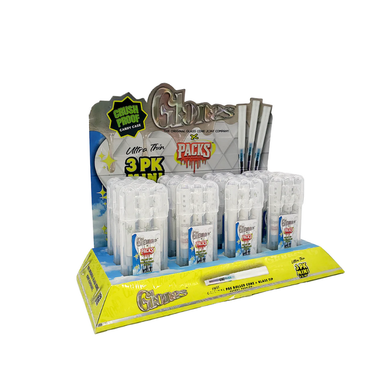 Packs x Glones 1¼ Mini Cones - Assorted Options - 3/12ct