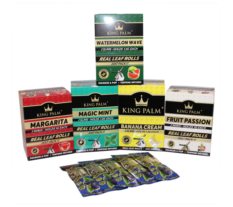 King Palm 2 Mini Rolls - Assorted Flavors - 20ct