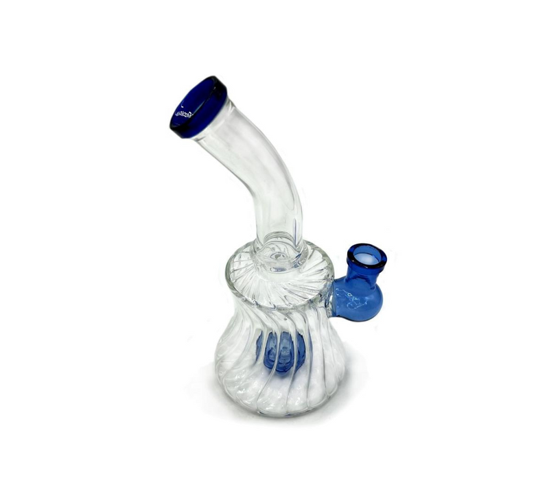 6" Crystal Base Water Pipe Bong w/Perc - Assorted Colors