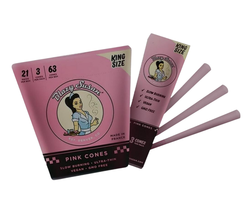 Blazy Susan King Size Cones - Assorted Colors - 21ct