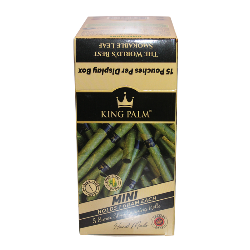 King Palm Mini Smokable Leaf Rolls - 15ct