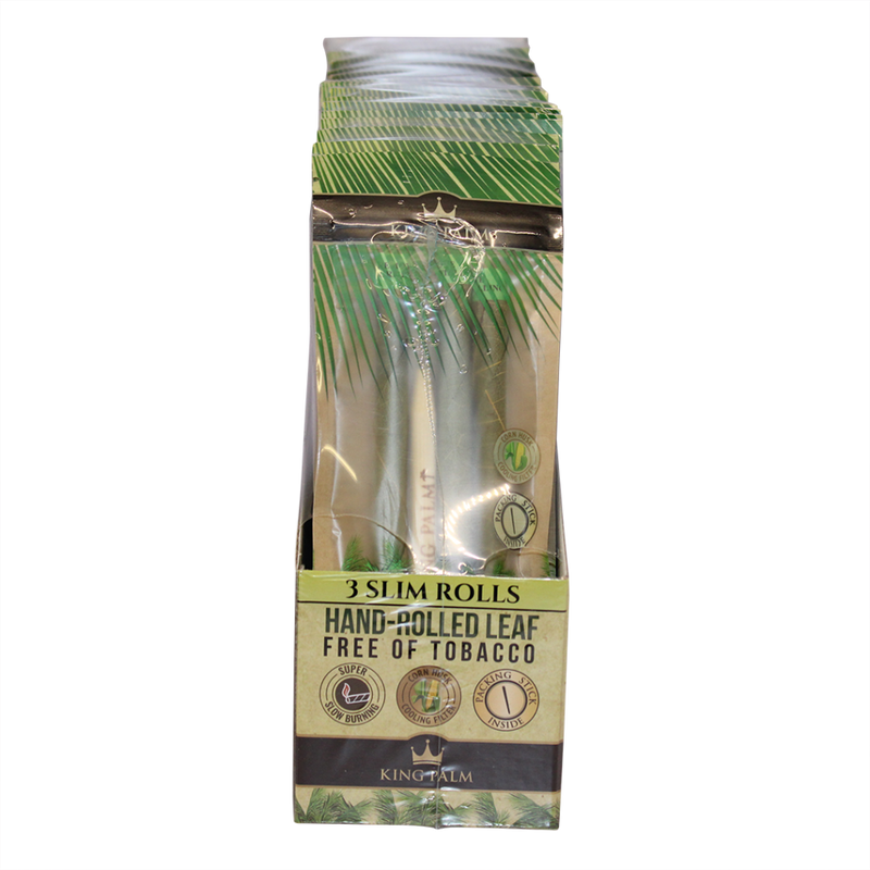 King Palm 3 Slim Leaf Rolls – 24ct