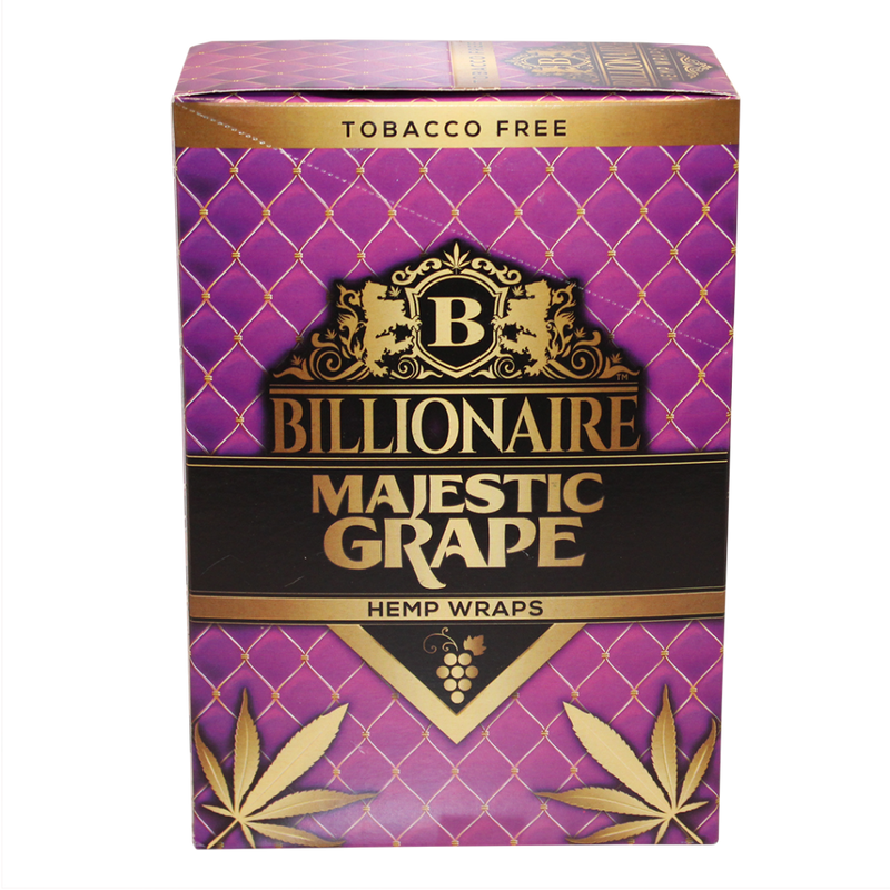 Billionaire Hemp Wraps - Assorted Flavors - 25ct
