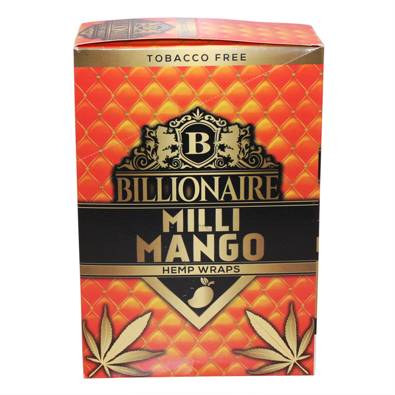 Billionaire Hemp Wraps - Assorted Flavors - 25ct