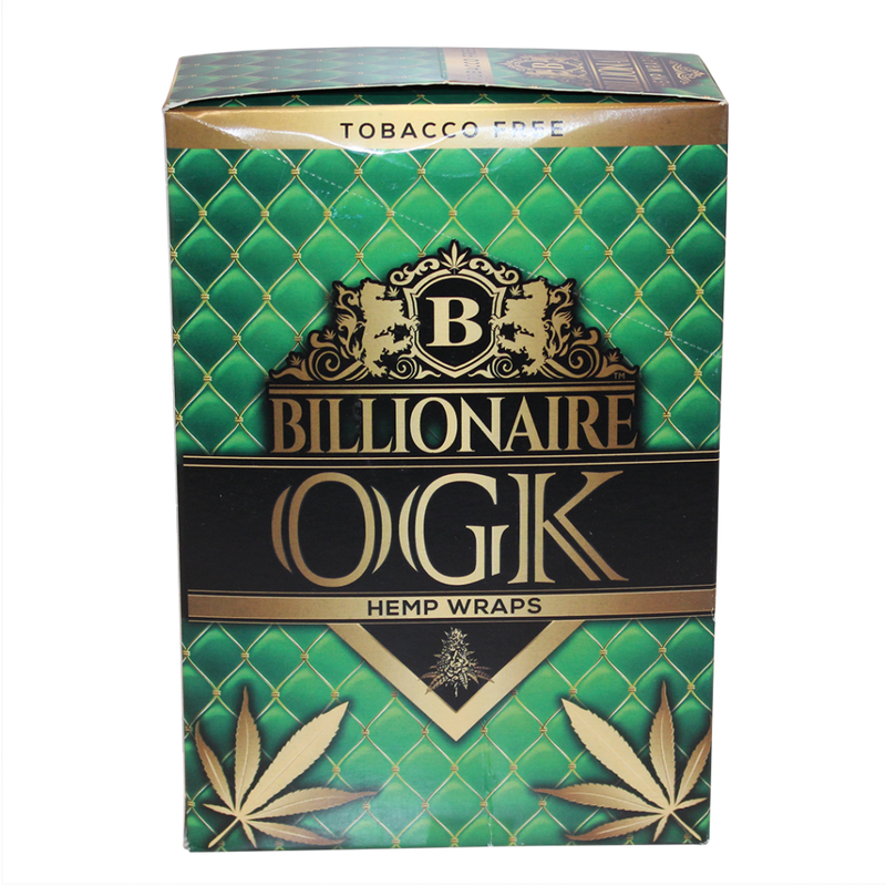 Billionaire Hemp Wraps - Assorted Flavors - 25ct