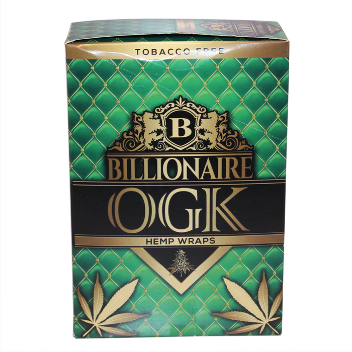 Billionaire Hemp Wraps - Assorted Flavors - 25ct