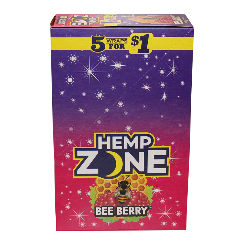 Hemp Zone Hemp Wraps – Assorted Flavors - 15ct
