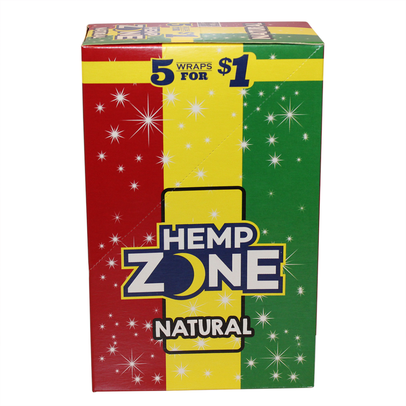 Hemp Zone Hemp Wraps – Assorted Flavors - 15ct