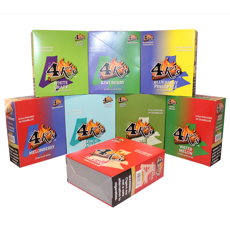 Good Times 4K’s Cigarillos 4/1.39– Assorted Flavors - 15ct