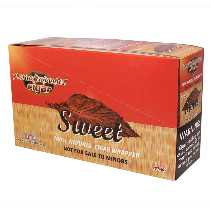 Fronto Leaf Master 100% Natural Cigar Wrapper – Assorted Flavors - 20ct