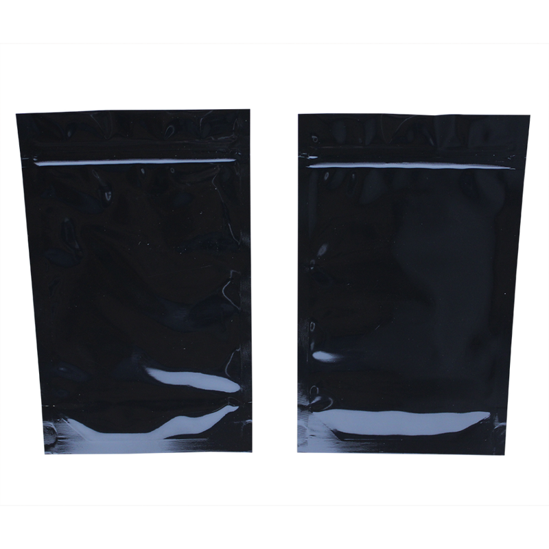 Mylar 1/2oz Tamper Evident Zip-Lock Exit Bag – Black