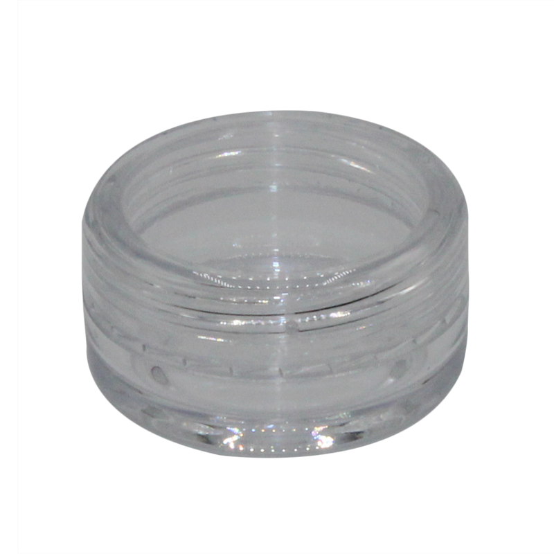 5mL Plastic Acrylic Screw Top Concentrate Clear Jar
