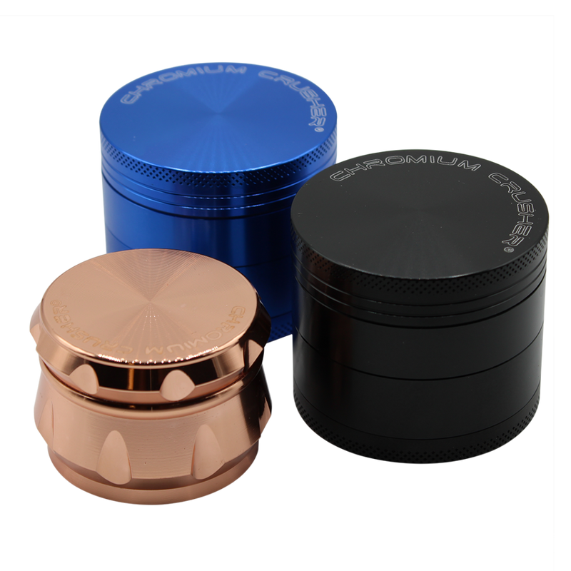 4pc Medium Heavy Duty Aluminum Grinders - Assorted Styles