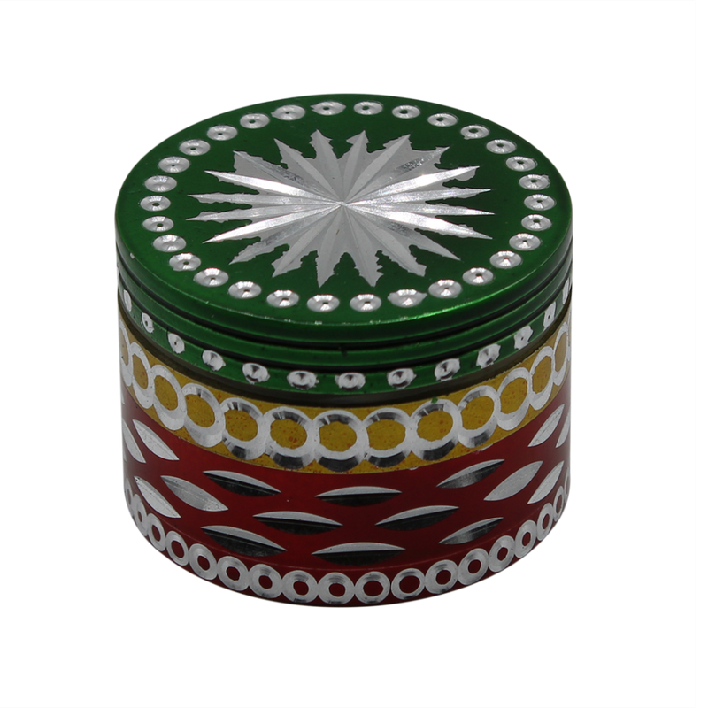 4pc Small Graphic Aluminum Grinders - Assorted Styles