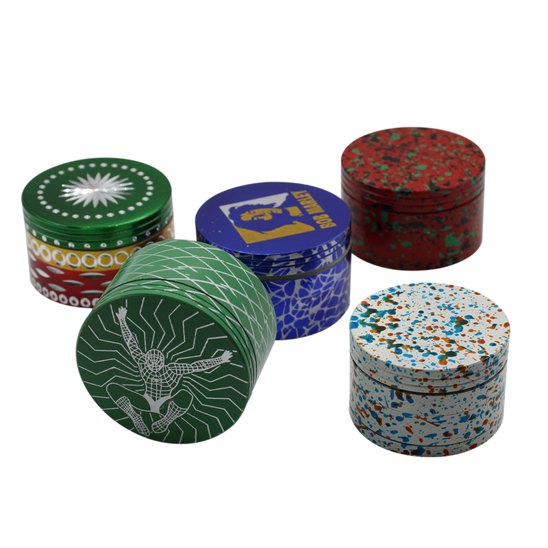 Grinders 4pc Large Aluminum  - Assorted Styles