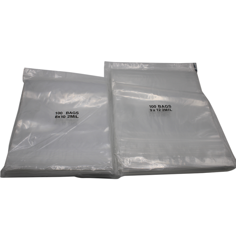Clear Zip-Lock Bags – Assorted Sizes