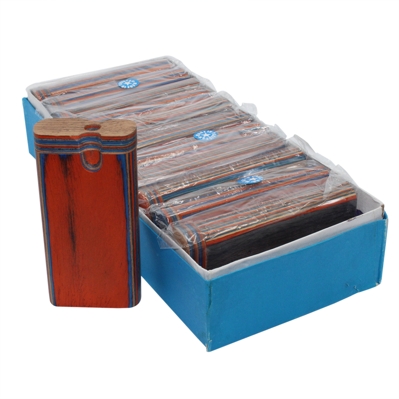 Large Wood Twist Top Dugout – 12ct