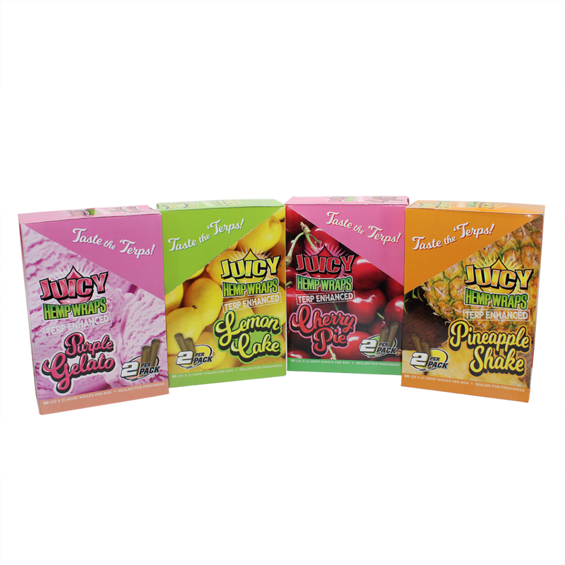 Juicy Jay's Hemp Terp Enhanced Wraps – Assorted Flavors - 25ct