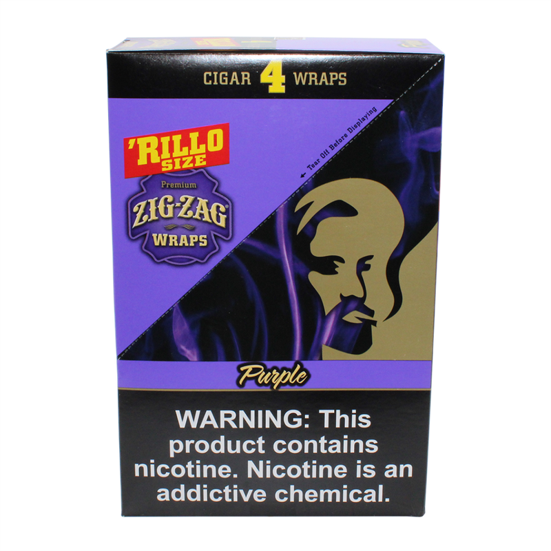 Zig-Zag ‘Rillo Size Wraps - Assorted Flavors – 15ct