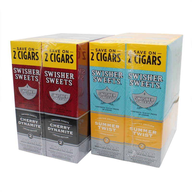 Swisher Sweets (Save On 2) Cigarillos – Assorted Flavors - 15ct