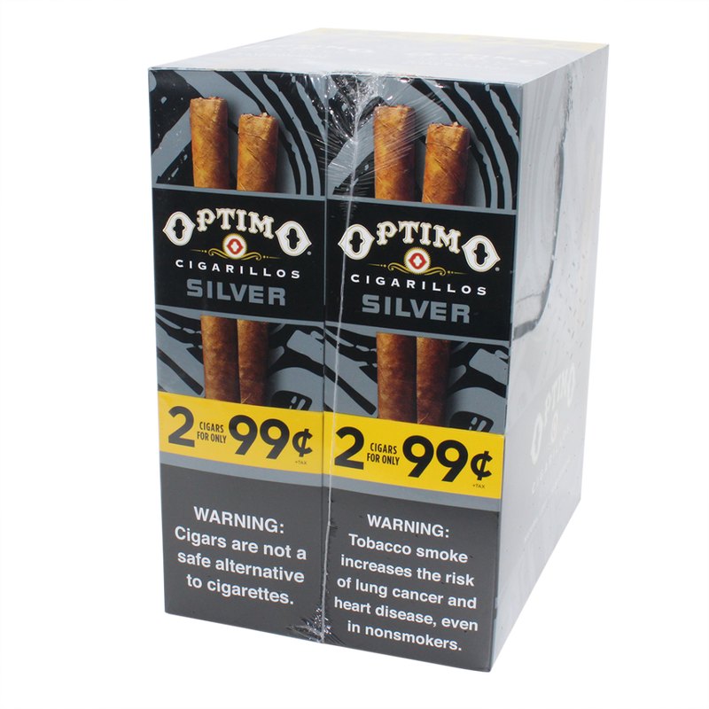 Optimo Silver 2 for .99 Natural Leaf Cigarillos – 15ct