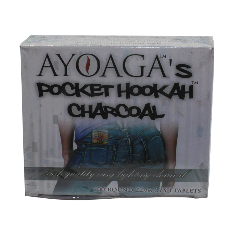 Ayoaga’s Quick Start Hookah Charcoal – 100 Round
