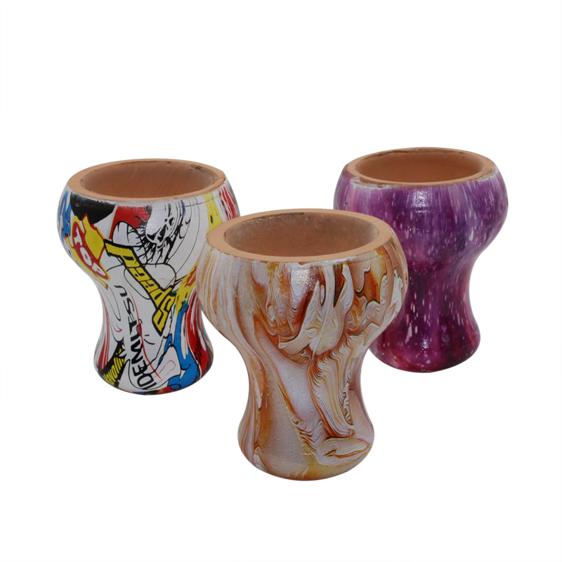 Assorted Clay Deep Hookah Bowl