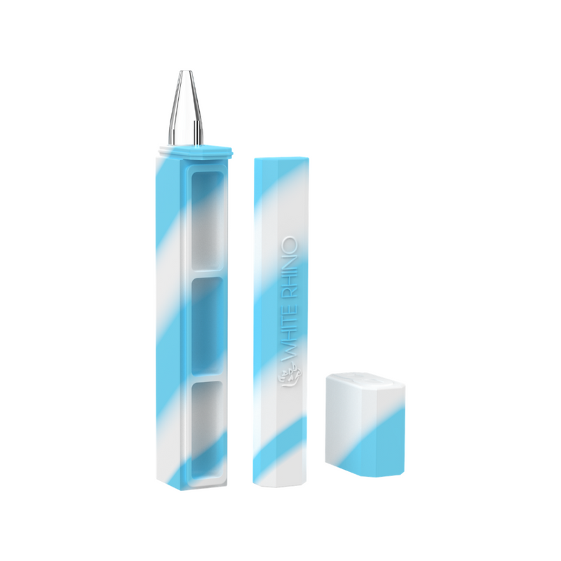 White Rhino DabOut Container With Quartz Dab Straw – 21ct