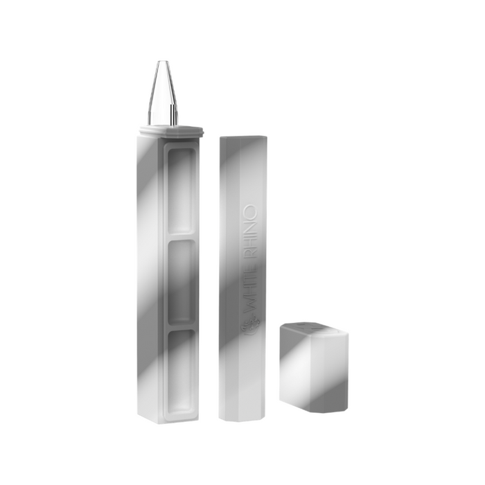 White Rhino DabOut Container With Quartz Dab Straw – 21ct