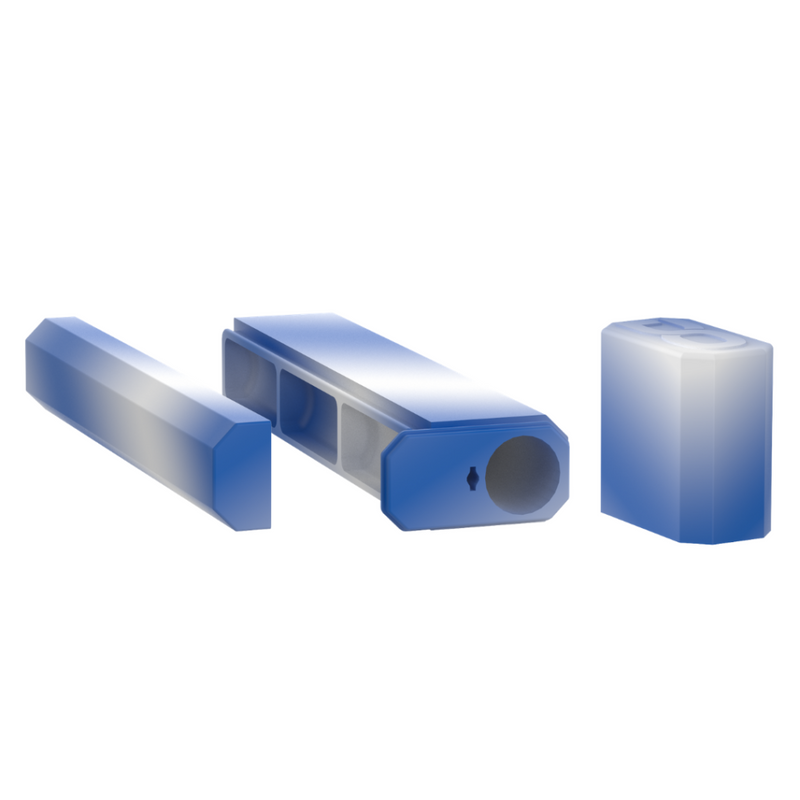 White Rhino Dabout Container With Pyrex Dab Straw – 21ct