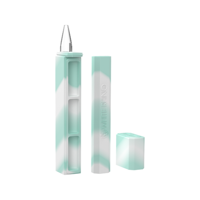 White Rhino DabOut Container With Quartz Dab Straw – 21ct