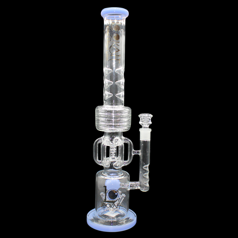 Lookah 20.3″ Spiral Honeycomb Chandelier Water Pipe – Assorted Colors