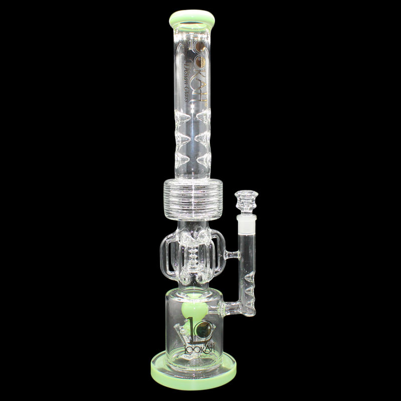 Lookah 20.3″ Spiral Honeycomb Chandelier Water Pipe – Assorted Colors