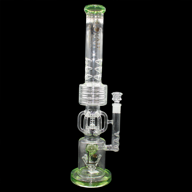 Lookah 20.3″ Spiral Honeycomb Chandelier Water Pipe – Assorted Colors