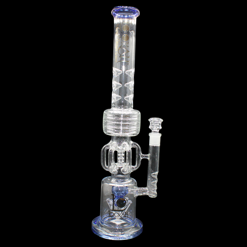 Lookah 20.3″ Spiral Honeycomb Chandelier Water Pipe – Assorted Colors