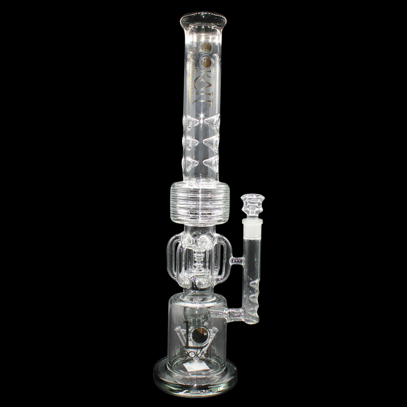 Lookah 20.3″ Spiral Honeycomb Chandelier Water Pipe – Assorted Colors