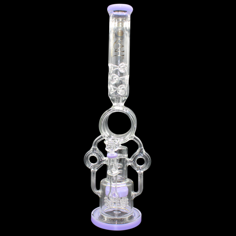 Lookah 20.7″ Donut Recycler Water Pipe – Assorted Colors