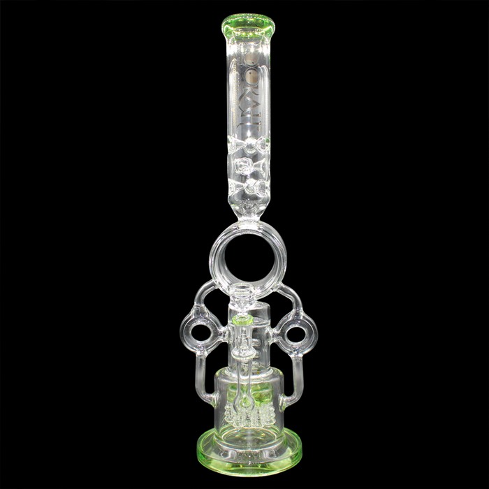 Lookah 20.7″ Donut Recycler Water Pipe – Assorted Colors